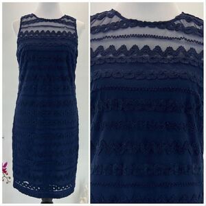 $168 Dress NWT Trina Turk Indigo Sheath Dress